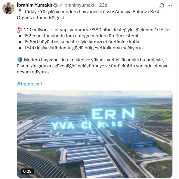 Amasya Suluova'da 1500 Kişiye İstihdam Sağlanıyor