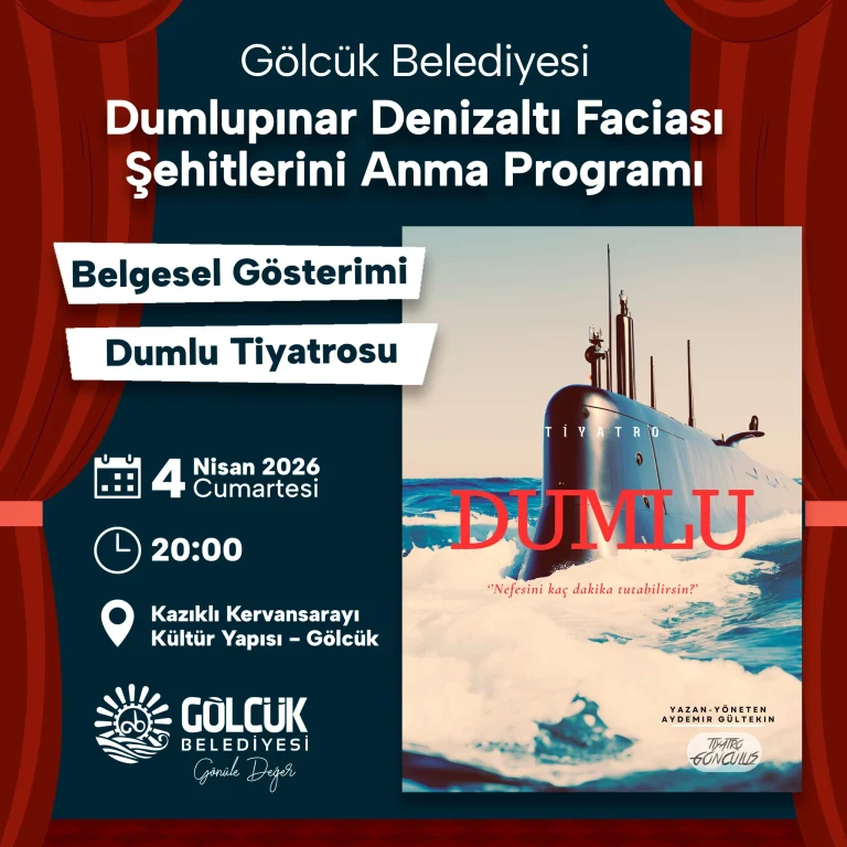 Dumlupınar Faciası Gölcük’te Tiyatro Sahnesinde Anılıyor