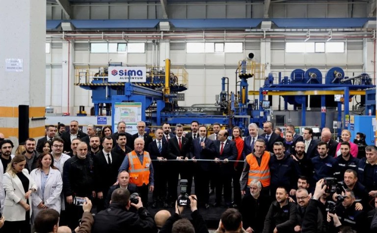 Bakan Kacır, Gebze İMES’te Sima Alüminyum hattını açtı