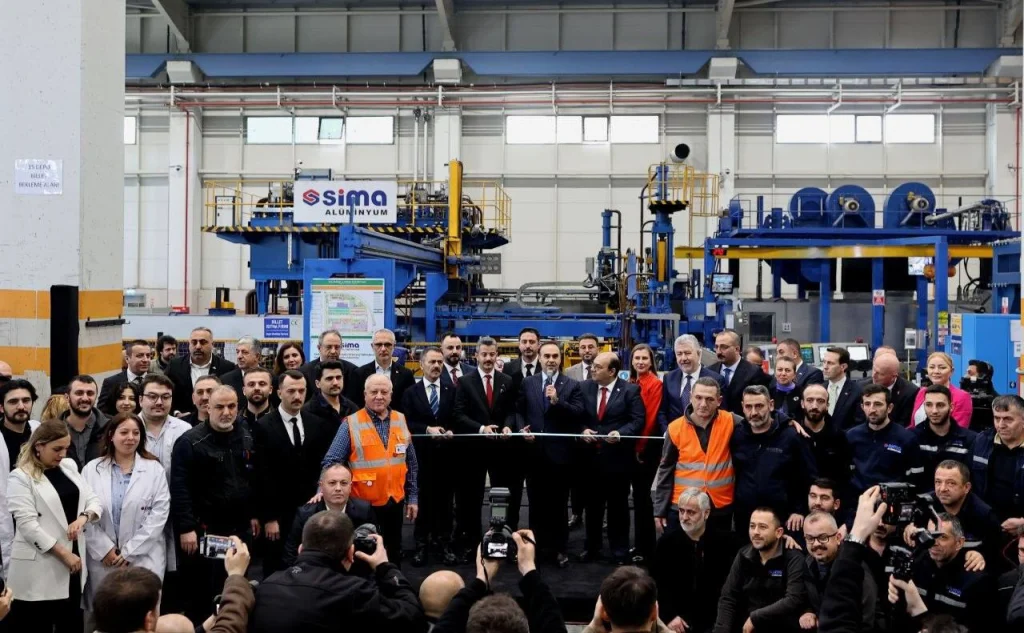 Bakan Kacır, Gebze İMES’te Sima Alüminyum hattını açtı