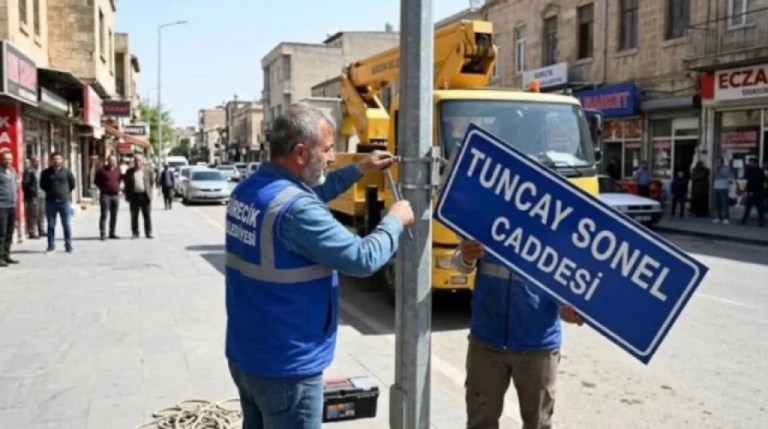 Şanlıurfa’da Tuncay Sonel Caddesi’nin adı değişiyor