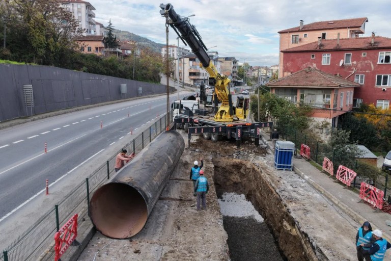 Halıdere’ye 25 Kilometrelik Altyapı Tamamlandı