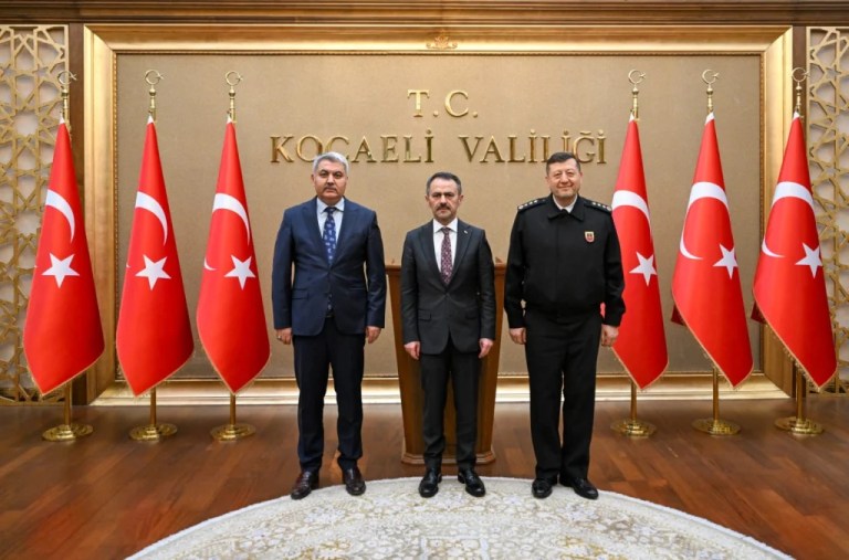 Emniyet Müdürü Delen ve Jandarma Komutanı Altın’dan Vali Aktaş’a Ziyaret