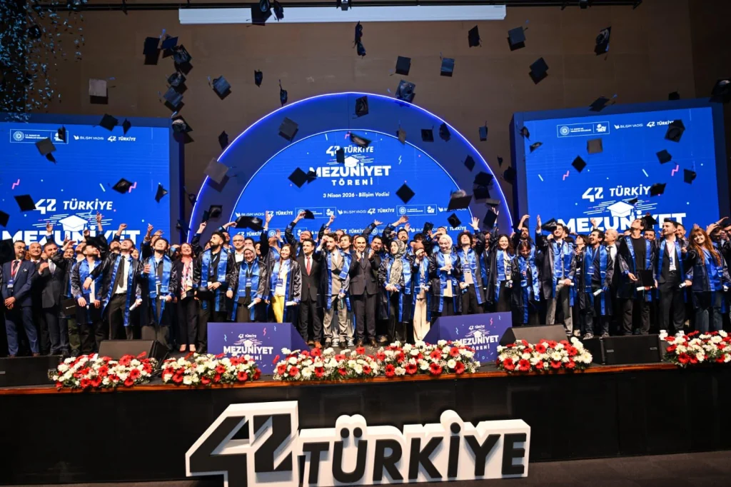 42 Türkiye’den ilk mezunlar: Bakan Kacır törene katıldı