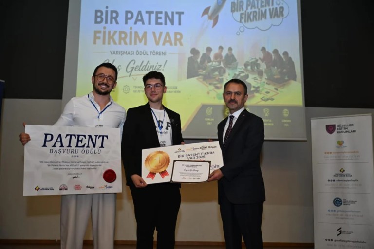 Vali Aktaş, Patent Fikirleri Ödül Töreni’nde