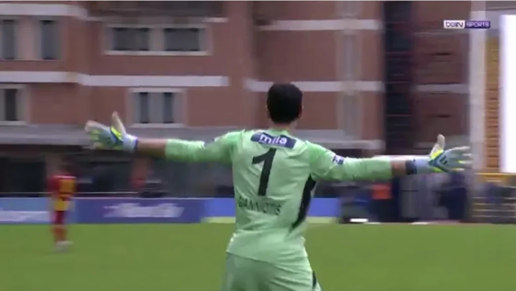 Kaleci Gianniotis’ten Süper Lig’de tarihi gol!