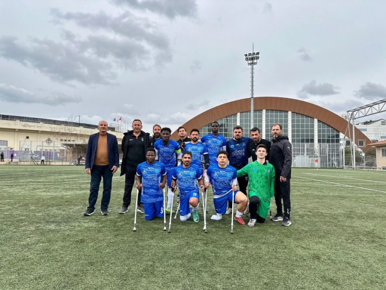 Gebze Ampute Futbol Takımı kritik maçta güldü: 2-1