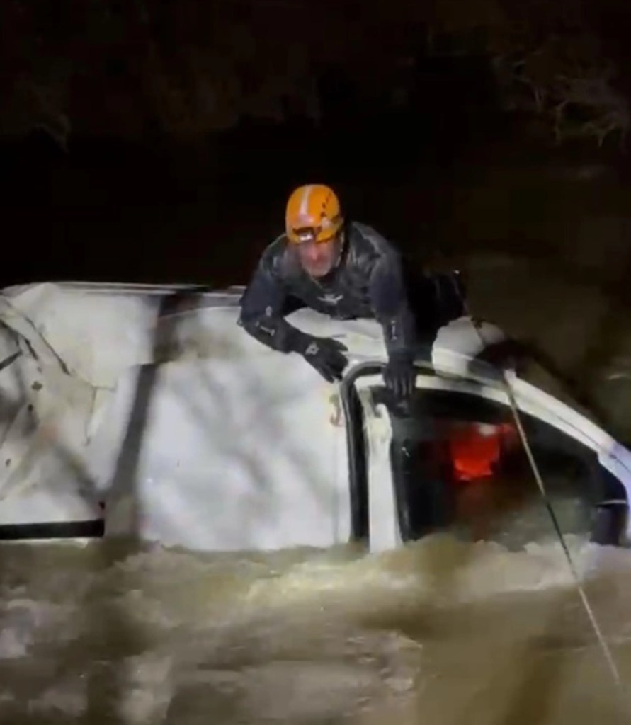 Erzurum'da Aras Nehri'ne Uçan Araçtan Dram Dolu Kurtuluş