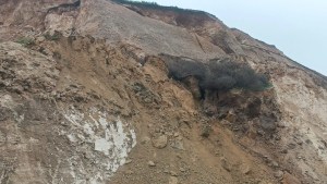 Batman'da Heyelan Nedeniyle Üniversite Yolu Kapandı