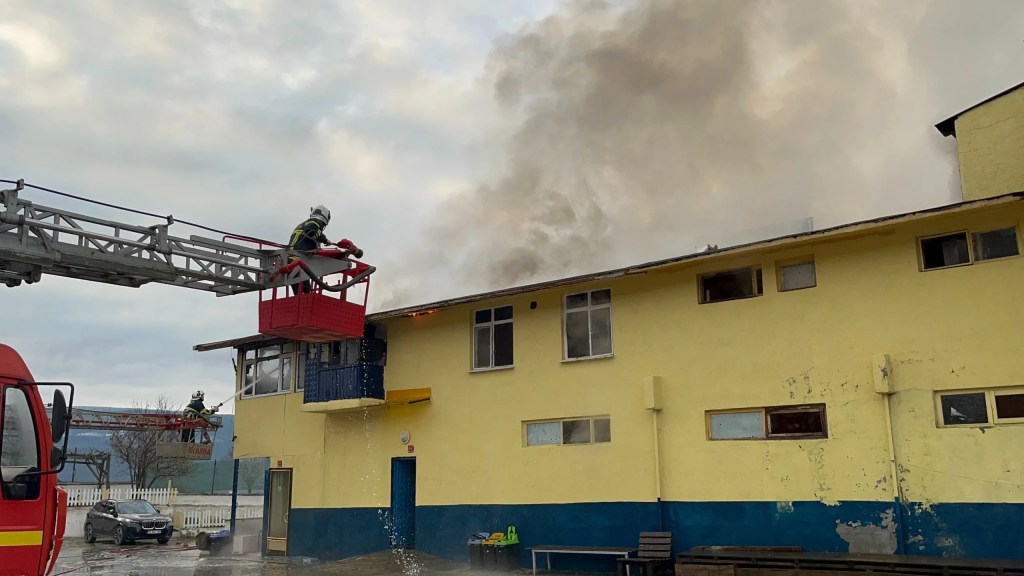 Kastamonu'da Tekstil Fabrikasında Yangın Çıktı