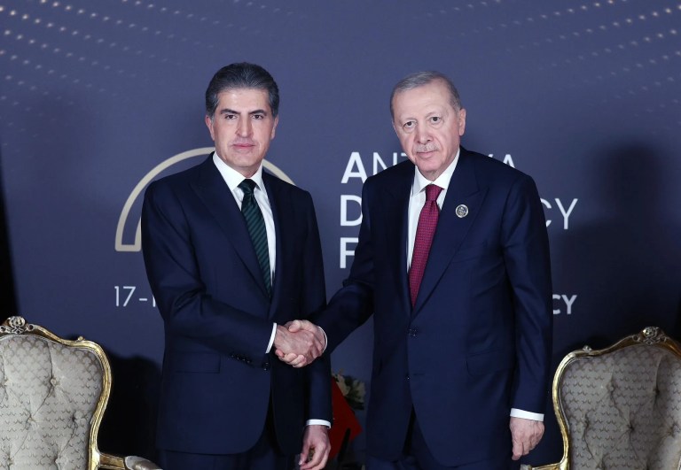 Cumhurbaşkanı Erdoğan, Barzani ile Görüştü