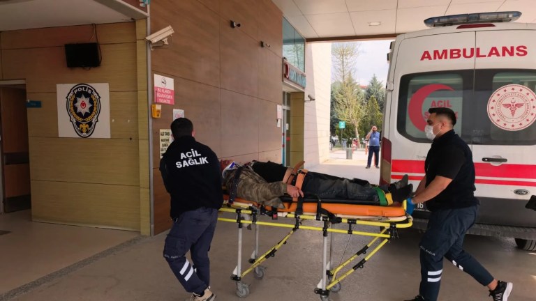 Bursa İnegöl'de motosiklet kazası: Sürücü ağır yaralı