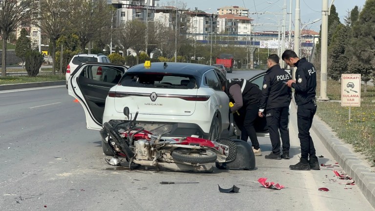 Malatya'da motosiklet kazasında sürücü hayatını kaybetti