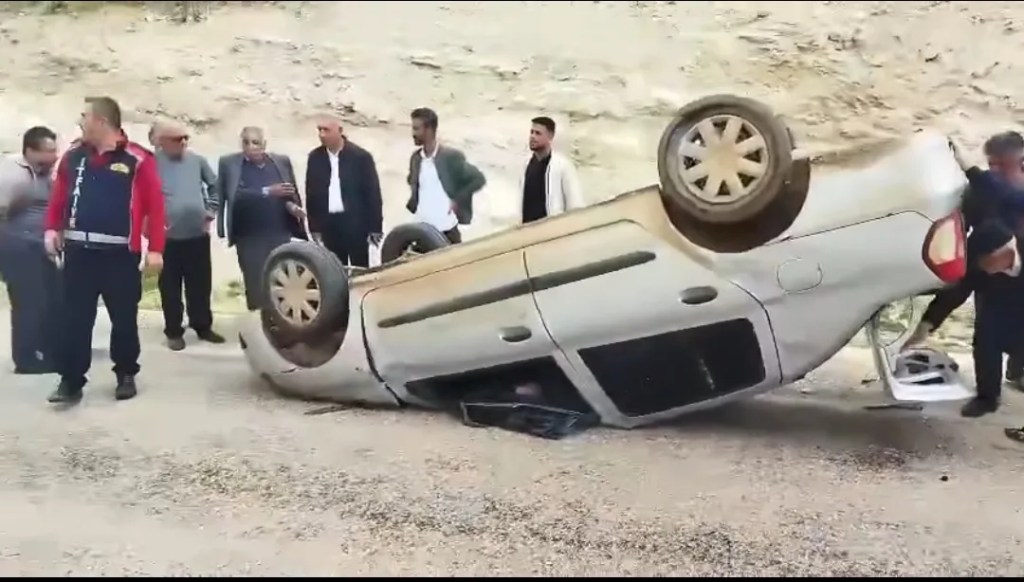 Adıyaman'da otomobil kazasında sürücü ağır yaralandı