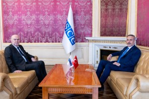 Bakan Fidan Avusturya'da AGİT Genel Sekreteri ile Buluştu