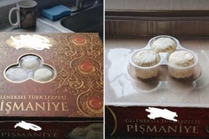 Pişmaniye kutusundan sadece 3 tane çıktı!