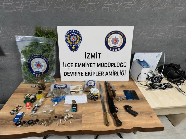 Kocaeli’de uyuşturucu operasyonunda gözaltı!
