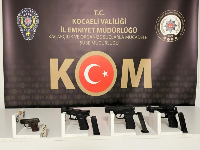 Silah operasyonunda 3 şüpheli yakalandı!