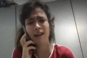 TikTok’ta şiddet kurgusu yapan kadın yakalandı!