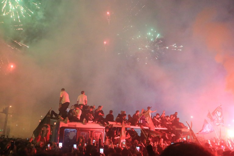 Amed Sportif Faaliyetler Süper Lig'e Yükseldi, Diyarbakır'da Coşku Hakimdi