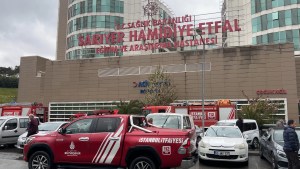 Sarıyer'de Hastanede Yangın Paniği