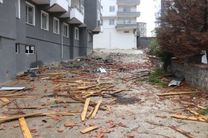 Gaziantep'te Fırtına Sonrası Hasar Gün Yüzüne Çıktı
