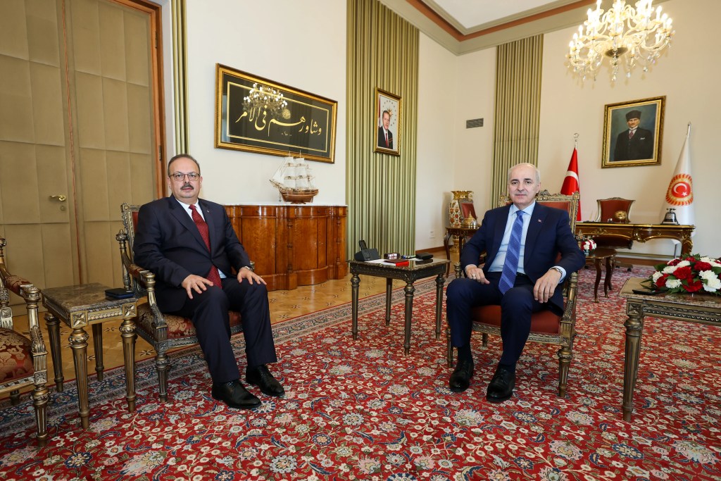 TBMM Başkanı Kurtulmuş Ankara Valisi'ni Ağırladı