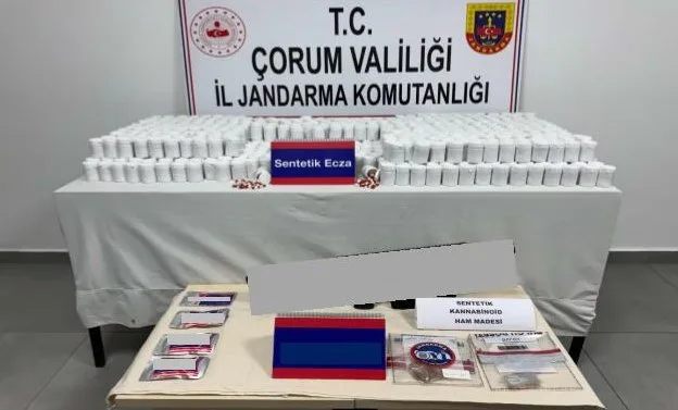 Çorum'da Jandarmanın Uyuşturucu Operasyonları Sonuç Verdi