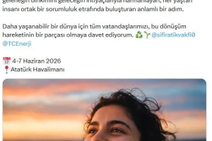 Emine Erdoğan’dan Sıfır Atık Festivali’ne Davet
