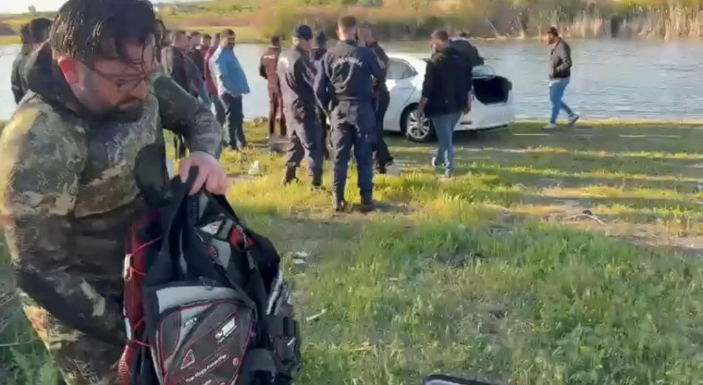 Kırşehir'de otomobil nehre uçtu, sürücü kurtuldu