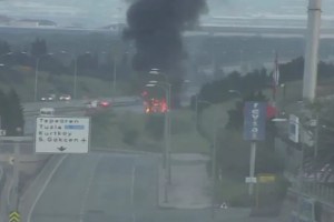 Tuzla’da Tur Otobüsü Alevlere Teslim Oldu!
