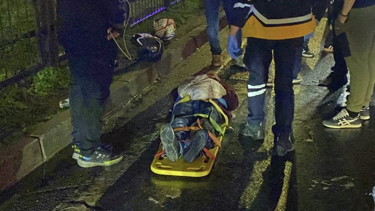 Samsun'da motosiklet kazası: İki kişi yaralandı!