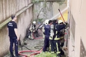 Bursa’da doğalgaz borusunda yangın paniği!