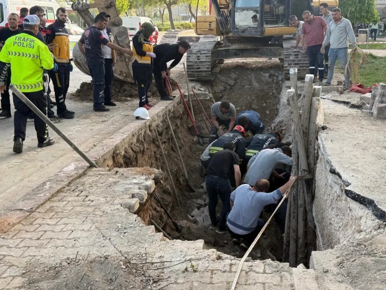 Konya'da Göçükte Kalan Kardeşler Kurtarıldı!