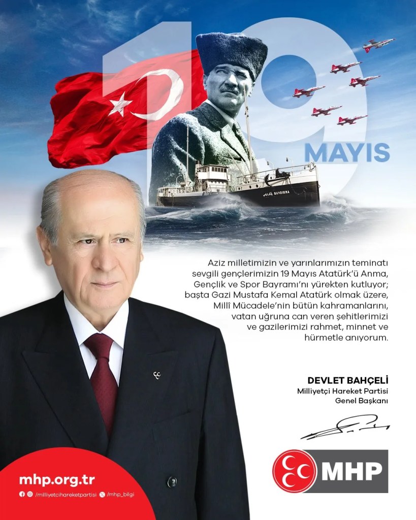Bahçeli'den 19 Mayıs Mesajı