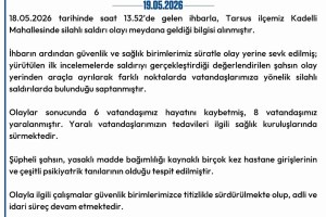 Mersin’de silahlı saldırı dehşeti!