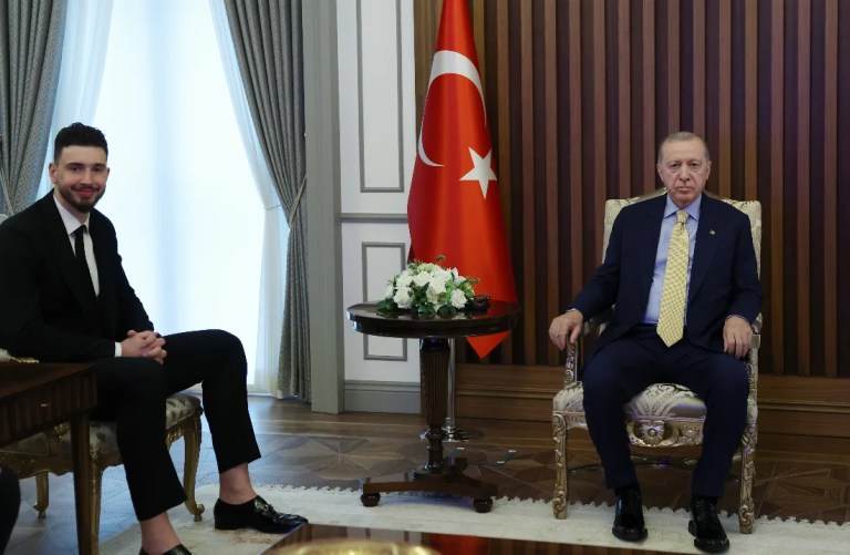 Cumhurbaşkanı Erdoğan, Şengün'ü ağırladı
