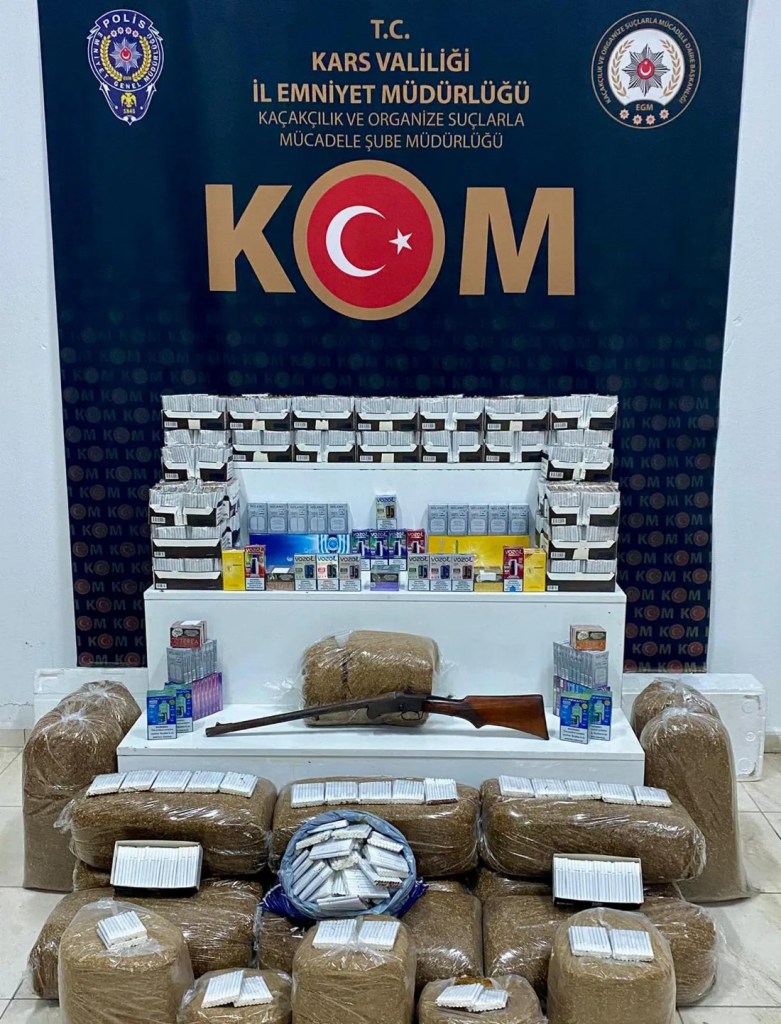 Kars'ta kaçakçılık operasyonu!