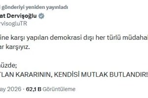 Dervişoğlu’ndan Demokrasi Vurgusu