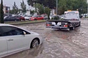 Kırıkkale’de sağanak etkisi!