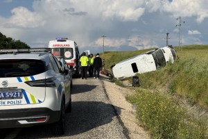 Diyarbakır’da minibüs kazası: 19 yaralı!