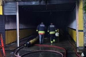 Altınordu’da otopark yangını paniğe neden oldu!