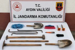 Aydın’da kaçak kazıya suçüstü!
