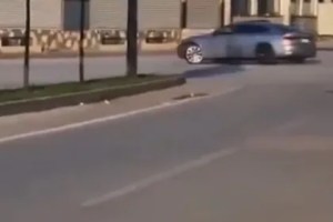 Bursa’da Drift Yapan Sürücü Kamerada!