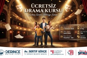 Derince’de ücretsiz drama kursu başlıyor
