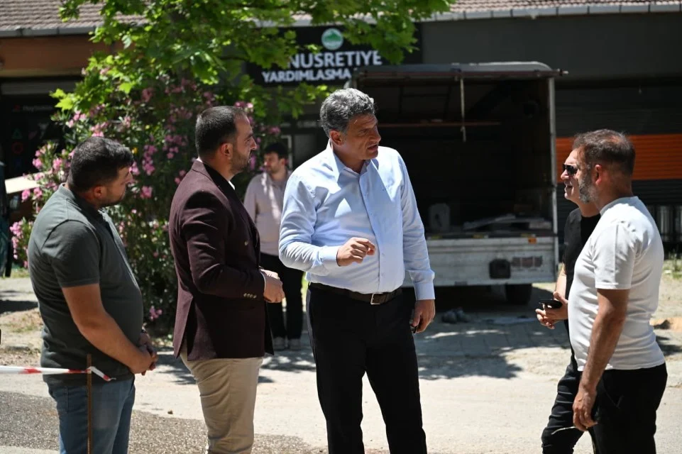 Başkan Kocaman’dan Nusretiye Meydanı’na inceleme