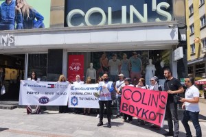 Colin’s önünde emekçilerden eş zamanlı eylem!