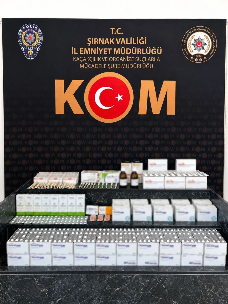 Şırnak'ta kaçak ilaç operasyonu!