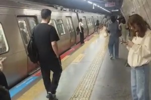 Mecidiyeköy’de metroda üzücü olay!