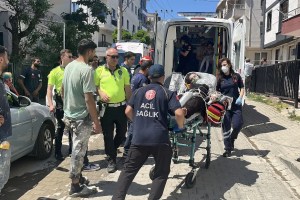 Darıca’da yangında hamile kadın ve çocukları kurtarıldı!